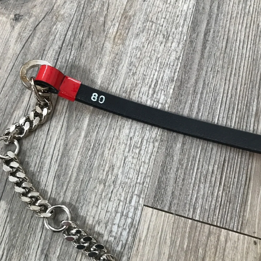 Vintage Y2K Christian Dior Mousqueton Belt | Red Patent Leather | Pristine